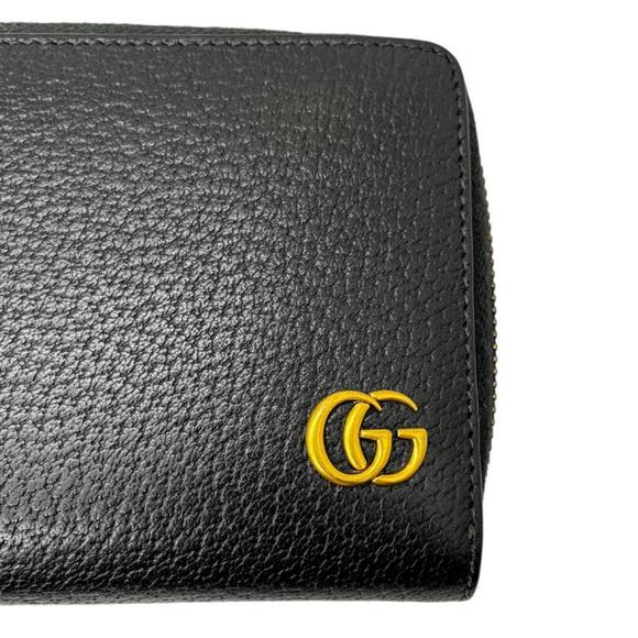 GUCCI long wallet GG logo black leather - Picture 8 of 10